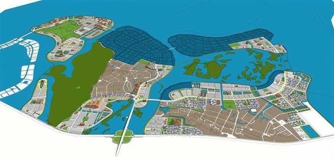 Mặt bằng Vinhomes Hạ Long Xanh phân bổ khoa học