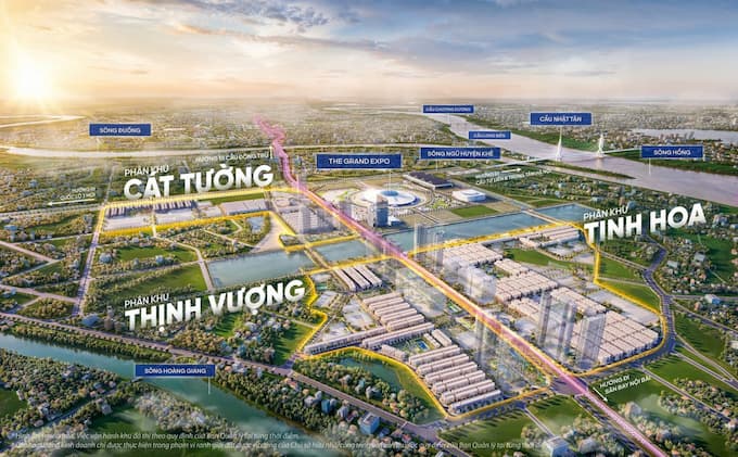 Thông tin mặt bằng Vinhomes Cổ Loa quy hoạch đầy đủ