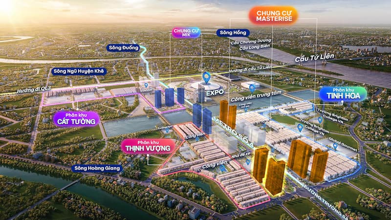 Vị trí Vinhomes Global Gate - Tiềm năng tăng trưởng vượt trội