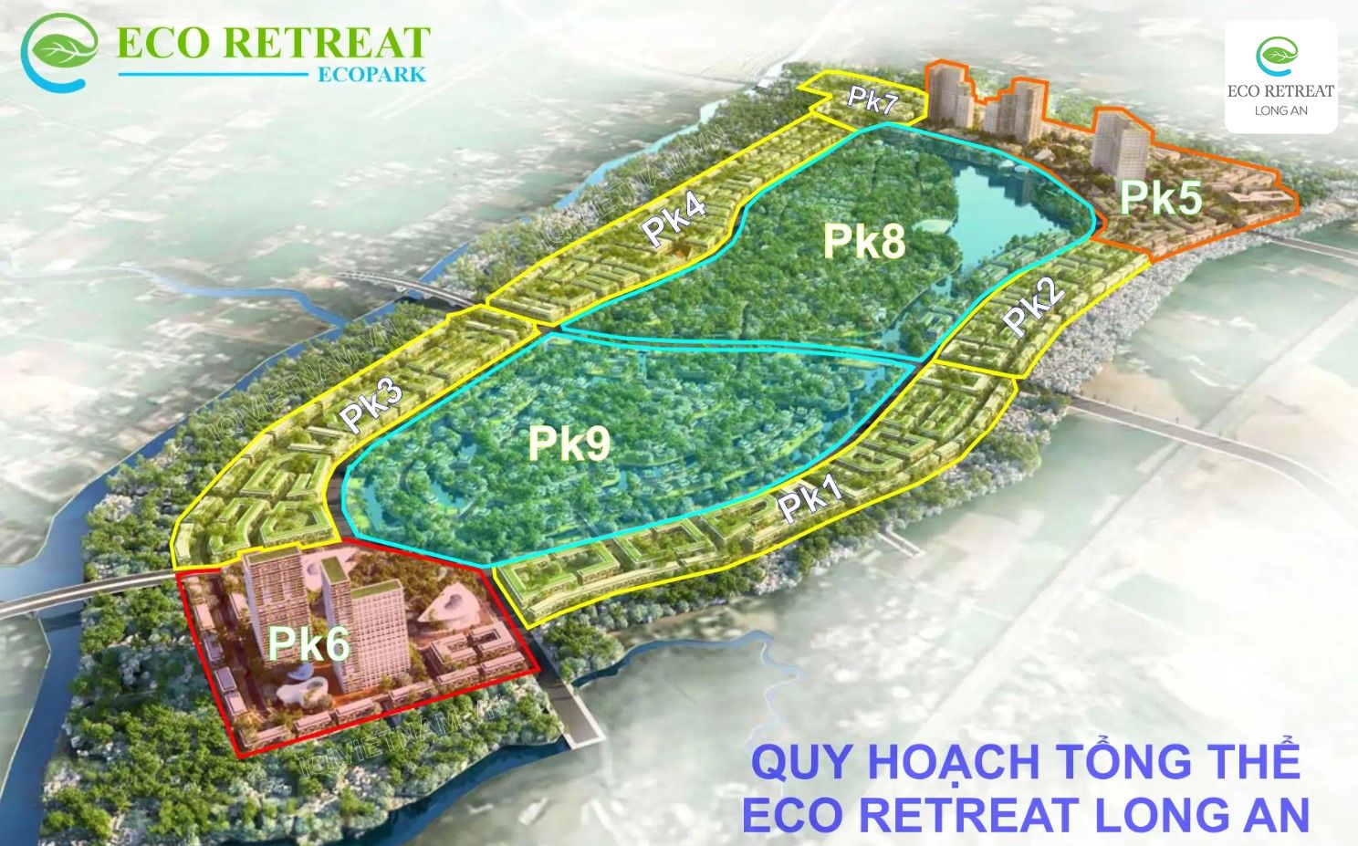 Mặt Bằng Ecopark Long An - Quy Hoạch Đồng Bộ, Hiện Đại